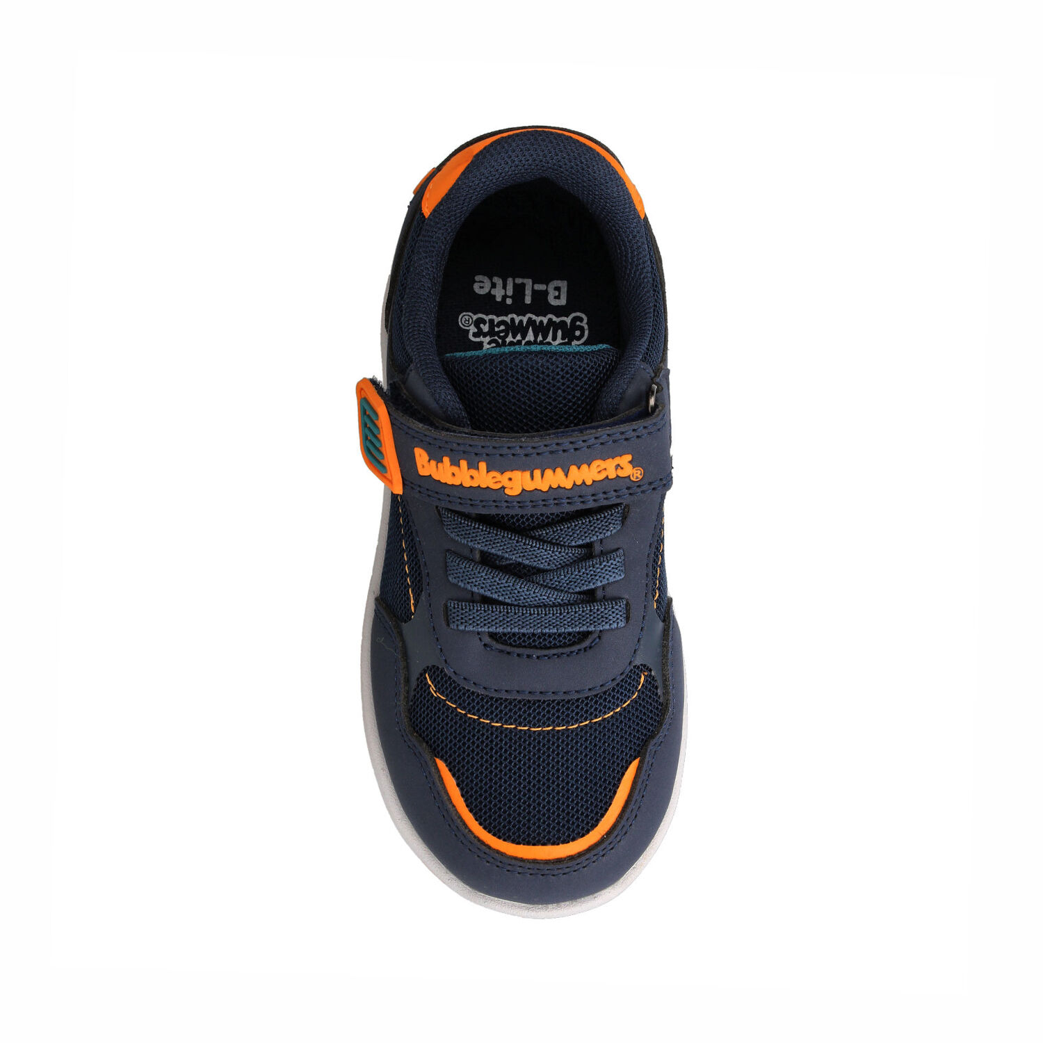 Zapatilla Ni&ntilde;o Bubblegummers Soft Walker Azul - Naranjo image number 2.0